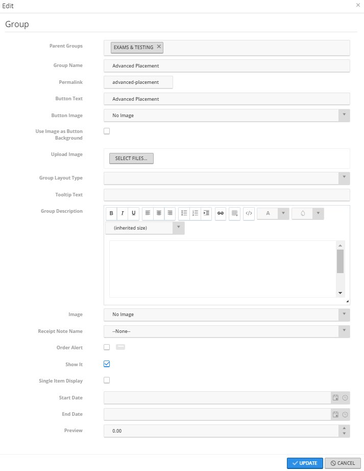 Turn Off Group with Group Editor