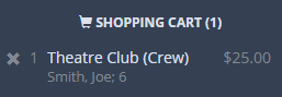 Remove Item from Cart