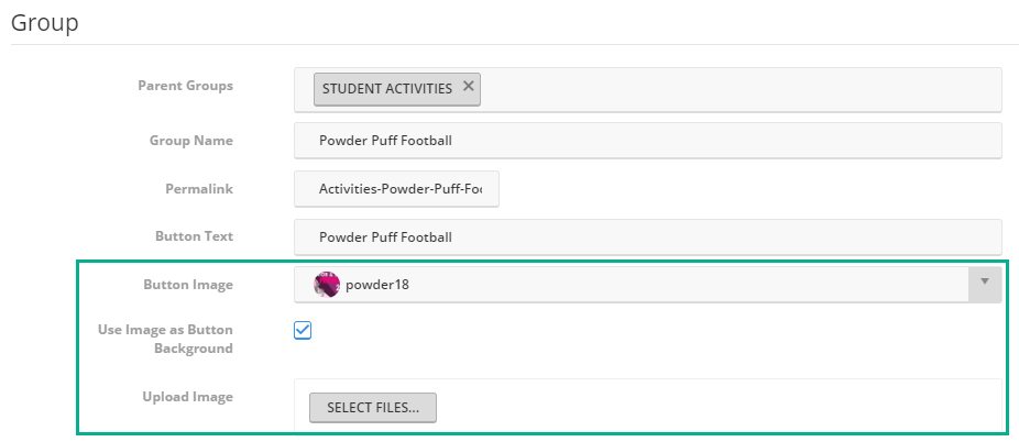 Button as Background Setup